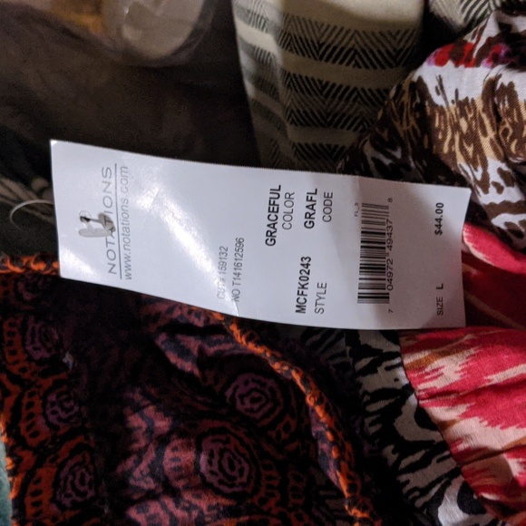 Notations Women's Colorful Hippie Maxi Skirt - Picture 3 of 6